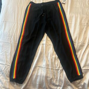 Michael Kors Black Joggers with Gold Accents